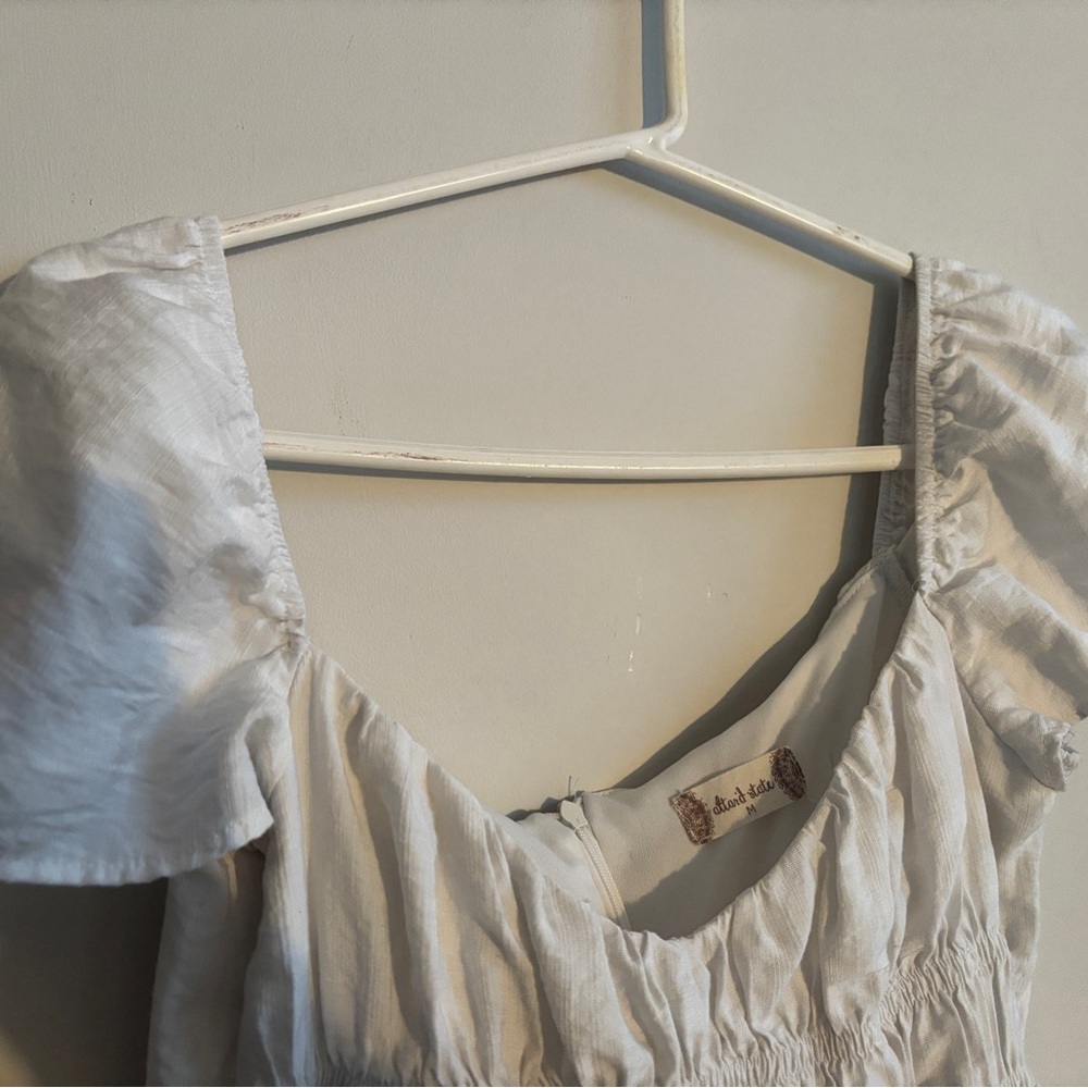 Altar’d State White Ferriday Dress Size Medium - Picture 4 of 5